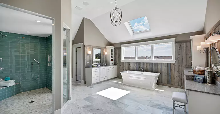 Guest Bathroom Flooring Remodel in Hibbing
